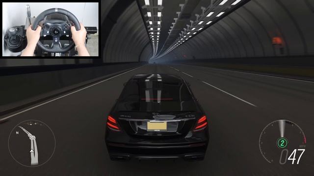 Forza Horizon 4 Mercedes AMG E63S (Steering Wheel + Paddle Shifter) Gameplay смотреть онлайн