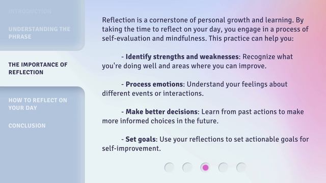 Reflecting on the Day: A Guide to Self-Improvement смотреть онлайн