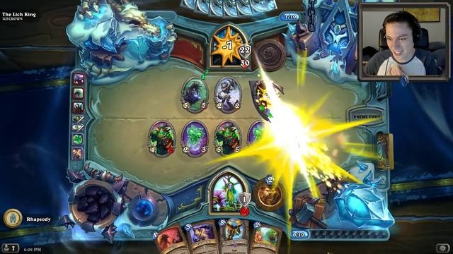 Let's Play Hearthstone Knights of the Frozen Throne: The Frozen Throne - Lich King (Rogue & Druid) смотреть онлайн
