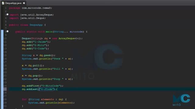Tutorial Java 7 SE Avanzado - 19 Deque смотреть онлайн