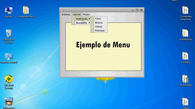 24. Uso de Menú desplegable de Java (JMenu), crear y personalizar en NEtBeans IDE смотреть онлайн