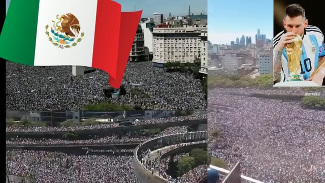 El mundo reacciona a 5 millones de Argentinos celebrando el mundial смотреть онлайн