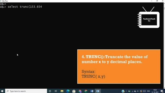 SQL built-in Functions with practical implementation | Part 1 | Single row | TechnonTechTV смотреть онлайн