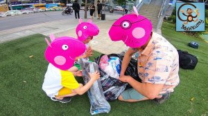 Диана - Свинка Пеппа летит в гости к Милану, а где же Даня? МанкиТайм Kids Show