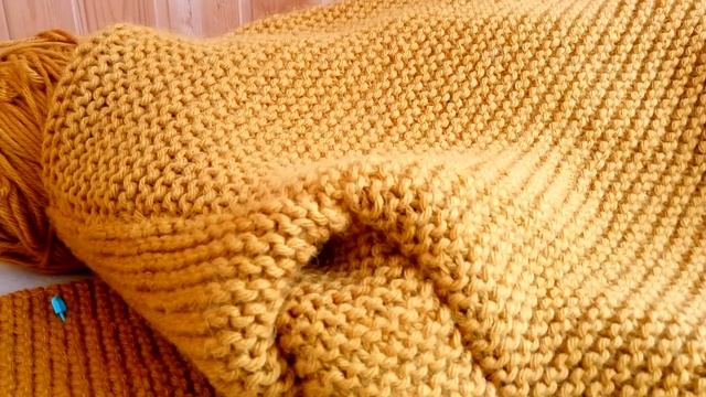Горчичное пальто "Весенняя осень"- часть 5 - рукав смотреть онлайн