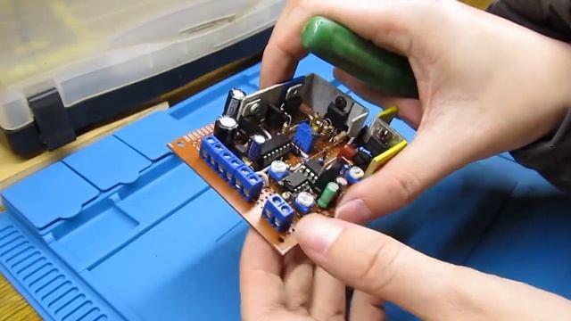 Терморегулятор для паяльного фена с автоотключением схема