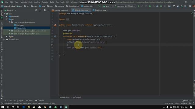 how to create SQLite database in android studio step by step part 2 смотреть онлайн