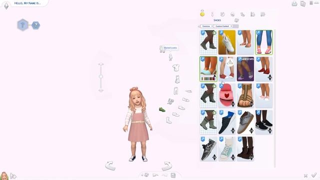 TODDLER TO ADULT CHALLENGE | Sims 4 Create A Sim Challenge смотреть онлайн