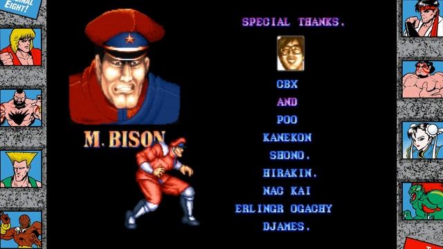 Street Fighter II Champion Edition - Staff Roll End Credits (CPS-1) смотреть онлайн