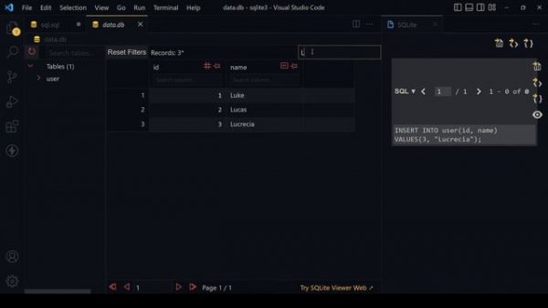 SQLite Extensiones para VSC (Visual Studio Code)