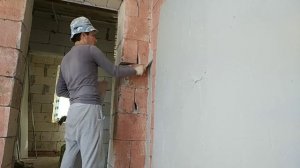 Штукатурка стен без маяков