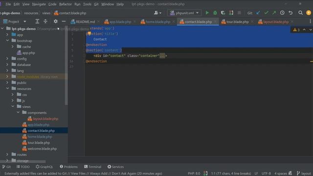 How To Use Components To Create Layouts In Laravel смотреть онлайн