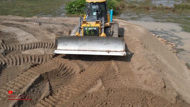 Super Bulldozer Stronger Pushing Sand Equipment Cutting Activities Machine Heavy смотреть онлайн