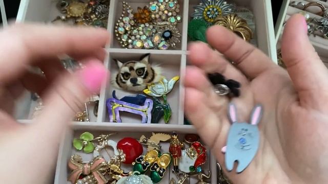 101. Продолжение обзора винтажный бижутерии смотреть онлайн