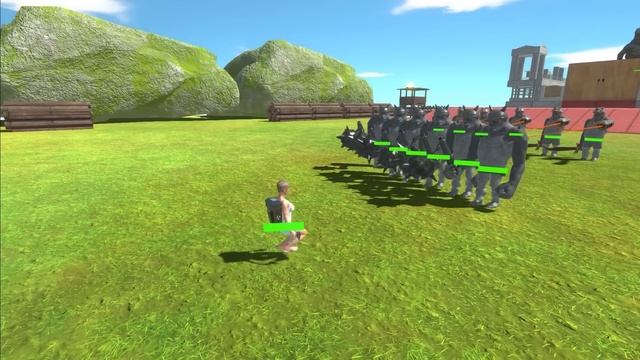 Dark War - White Team VS Dark Team - Animal Revolt Battle Simulator смотреть онлайн