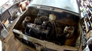 Вездеход с двигателем от Оки. Начало переделки.