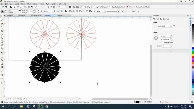 Corel Draw Tips & Tricks Evenly space out segments of a circle смотреть онлайн