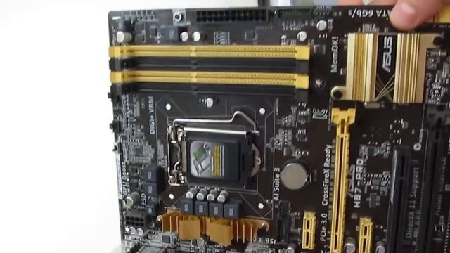 Материнская плата ASUS H87-PRO | unboxing смотреть онлайн