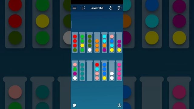 Ball Sort Puzzle Level 165 (Ball Sort Puzzle - Color Sorting Games by Spica Game Studio) смотреть онлайн