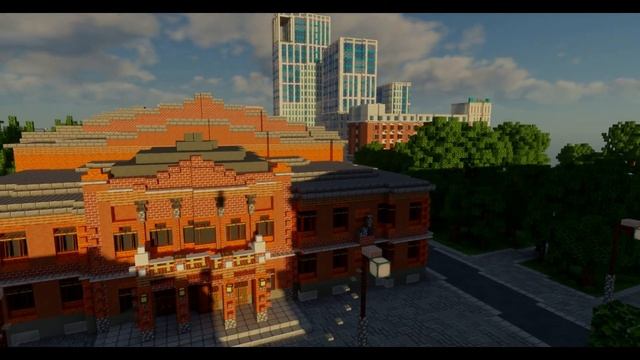 Уфа в Minecraft 1 к 1 смотреть онлайн