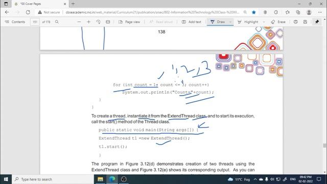 #21 Threads In Java || TERM 2 | INFORMATION TECHNOLOGY CLASS-12 | 802| UNIT-3 FUNDAMENTALS OF JAVA смотреть онлайн