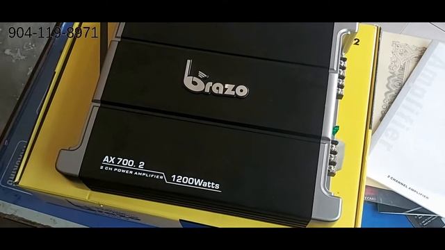 BRAZO AX700.2 2CHANNEL | AMPLIFIRE | UNBOXING | INSIDE | COMPONENTS | BIGBASS AUDIO смотреть онлайн