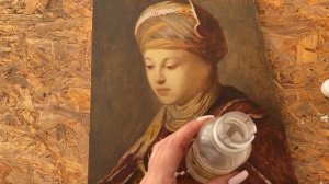 Ретушный лак. Межслойная обработка в живописи маслом.