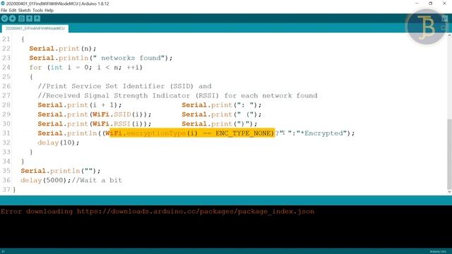 01 Find Available WiFi With ESP8266 LoLin NodeMCU смотреть онлайн