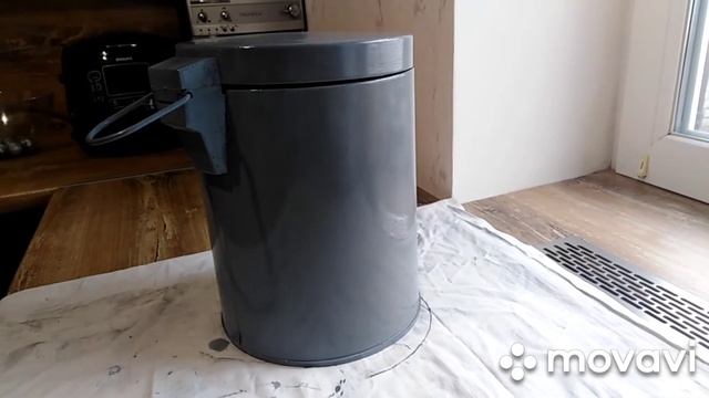 Покраска мусорного ведра, люстры и рамки. смотреть онлайн