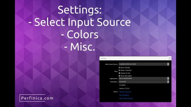 VU Meter for Windows смотреть онлайн