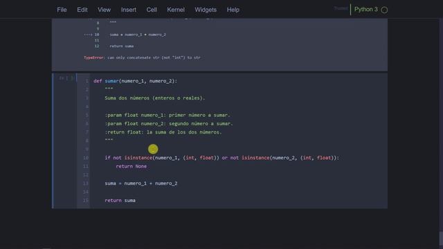 Pandas Taller: 65 Taller 1 - Validar Tipo de Dato de los Parámetros de una Función con isinstance() смотреть онлайн