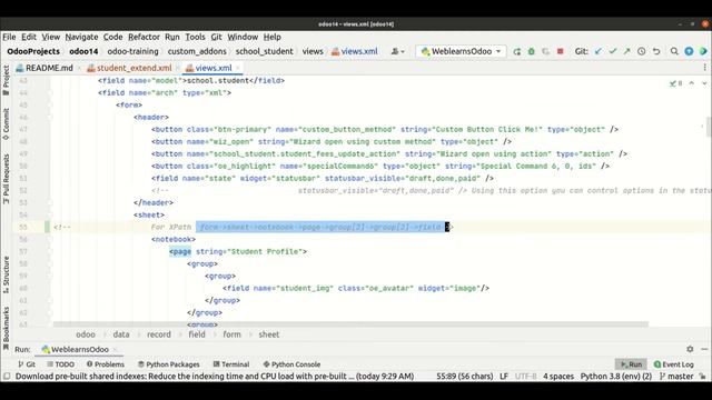 Odoo view inheritance using xpath | extend views | Inheritance Views Tutorial смотреть онлайн