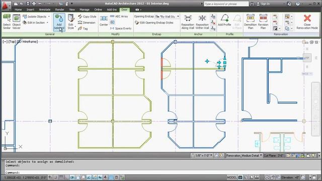 AutoCAD Architecture 2012 - Creating Renovation Drawings смотреть онлайн