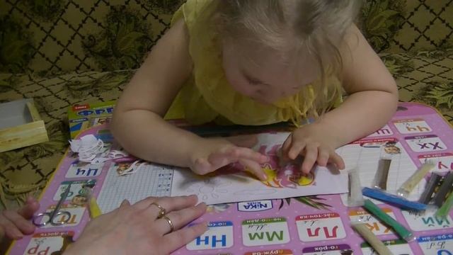 Делаем Фреску из цветного песка.We make Fresca of colored sand. смотреть онлайн