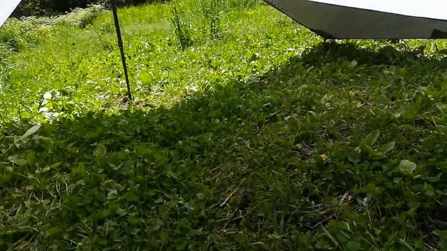 2 Вариант установки тента вместо палатки смотреть онлайн