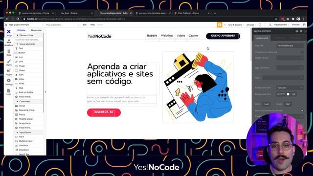 COMO INTEGRAR BUBBLE E FIGMA? NO-CODE TUTORIAL смотреть онлайн