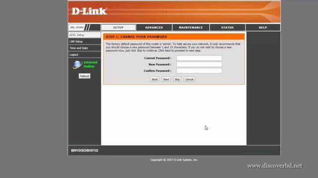 D-link DSL-2520U Setup Guide смотреть онлайн