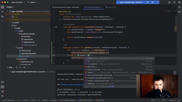 GRPC #2 - VEJA COMO É FÁCIL FAZER CONSULTAS PELO GRPC!!! смотреть онлайн