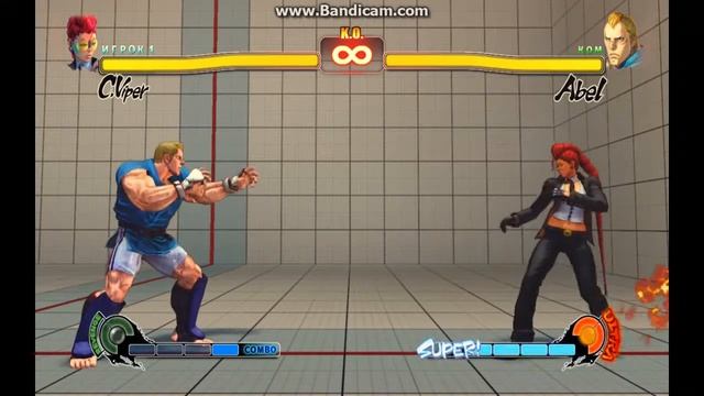 Как делать супер удары в StreetFighterI 4