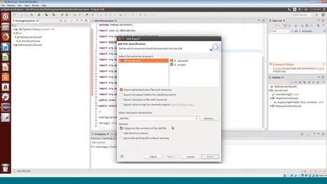 How to execute hadoop map-reduce wordcount program in eclipse step by step смотреть онлайн