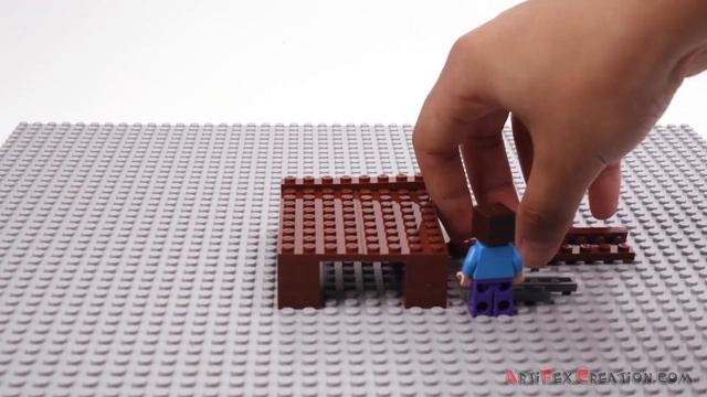 Lego Minecraft Brick Building How to Build a House with Steve смотреть онлайн
