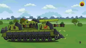 Эволюция Гибридов T-34M vs T-34-100 vs T-34-500 vs RATTE-34 - Мультики про танки