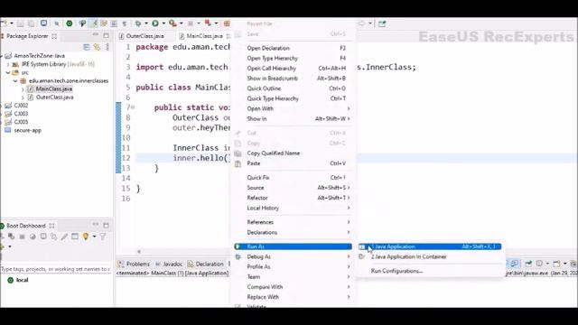 Inner Class Java Tutorial (Part-1) - Creating Inner Classes (Static and Non-Static) With Example смотреть онлайн