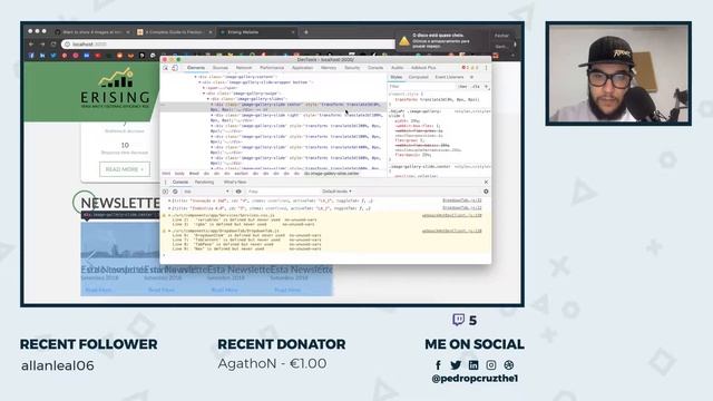 [PT/EN] Coding Website for a Client - ERISING.PT with React/Styled-Components! Follow && Sub смотреть онлайн