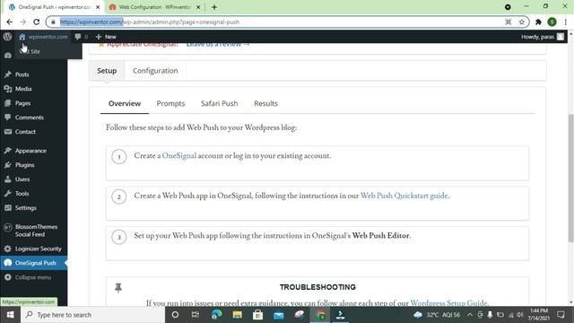#Onesignal Plugin Setup on Wordpress | How To Add Push Notification in Wordpress смотреть онлайн