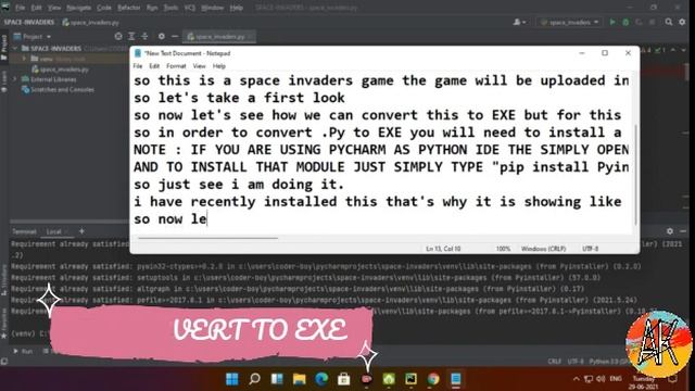 HOW TO CONVERT .Py to .Exe In Python | CODER BOY | JAIVAL RIPAL TRIVEDI смотреть онлайн
