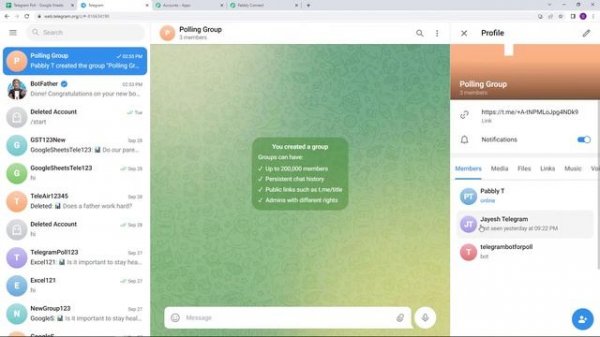 How to Send Poll on Telegram Channel from Google Sheet - Google Sheets Telegram Bot