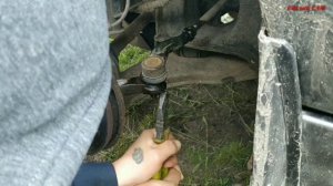 Замена рулевых наконечников без схождения своими руками.Replacing steering tips with your own hands