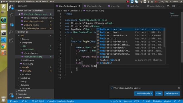 Laravel E-commerce Project #5 Login with session complete смотреть онлайн