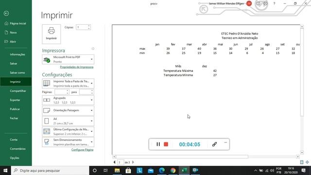 Excel aula 12 proch cabeçalho e rodapé смотреть онлайн